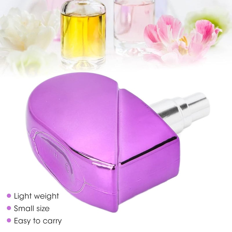 woobles 25ml Heart Shaped Refillable Perfume Atomizer Bottle, Portable Empty Perfume Spray Bottle, for Traveling Outgoing(purple) - Image 3